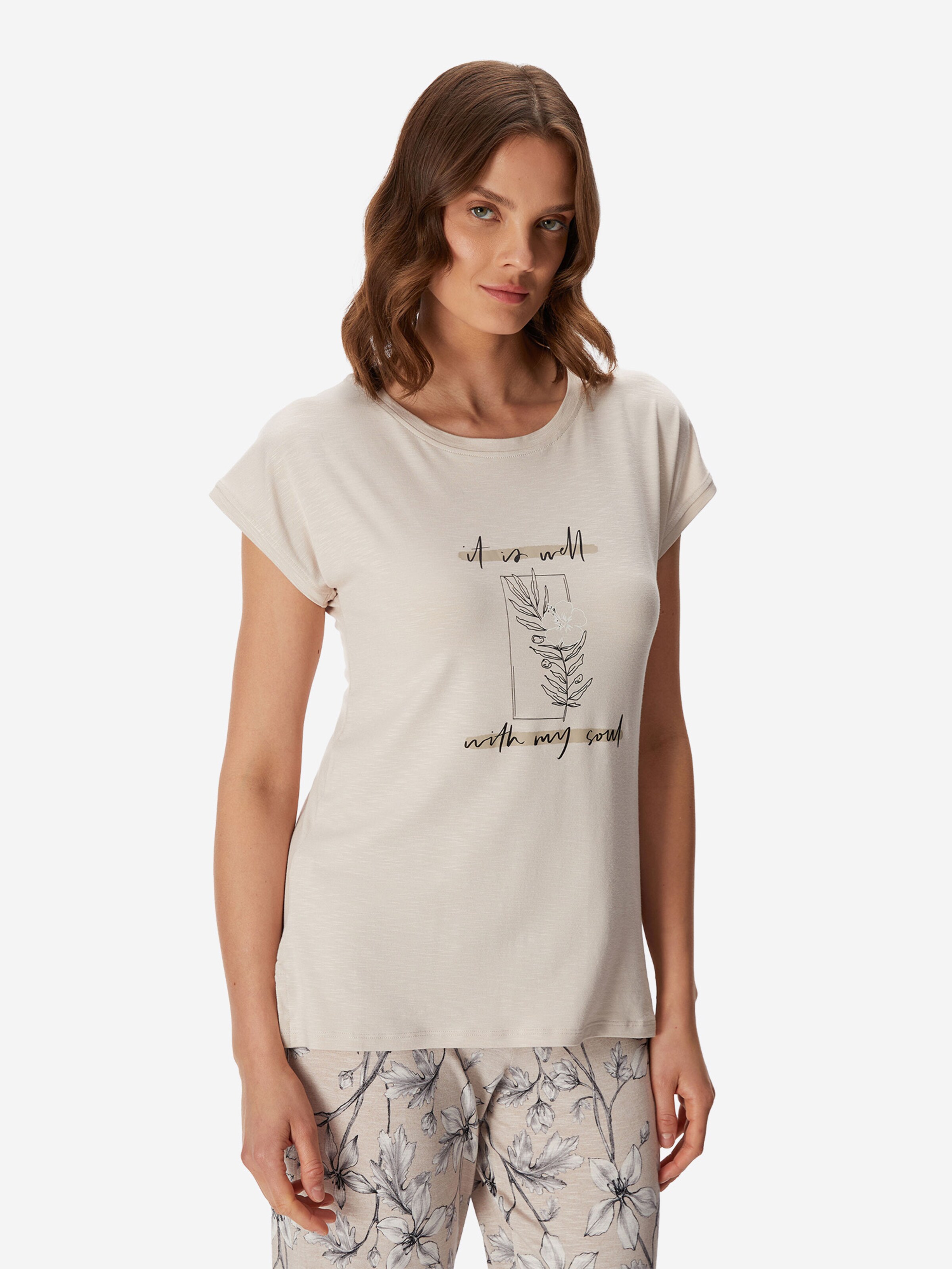 Goldenbay - Pijama 'Caroline' em bege