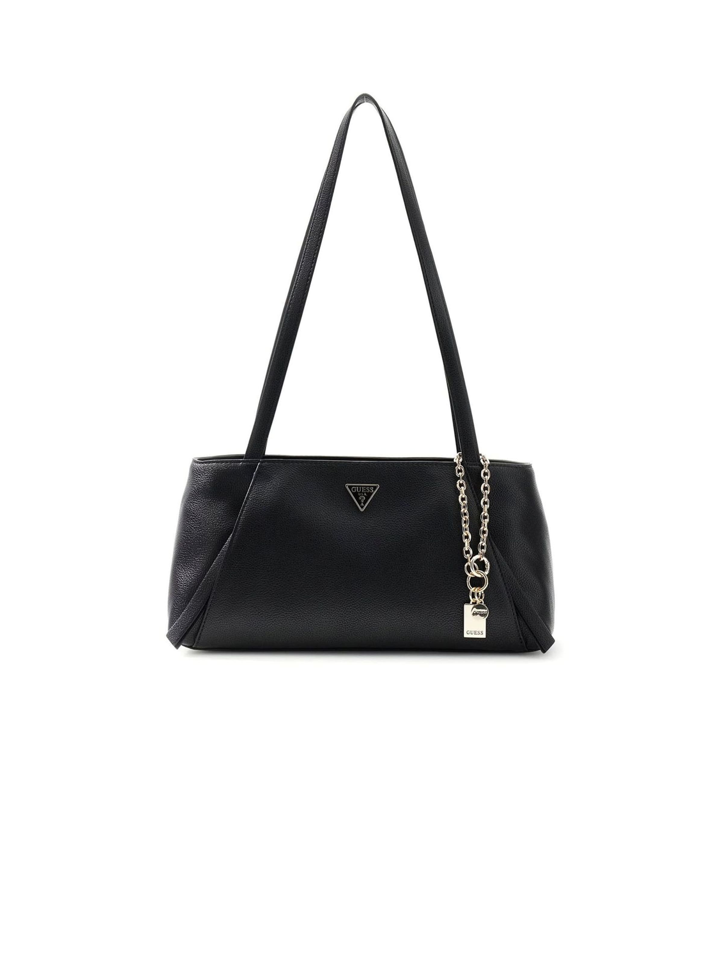 Borsa a spalla di GUESS in nero: frontale