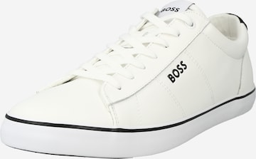 Sneaker low 'Jodie' de la BOSS Black pe alb: față