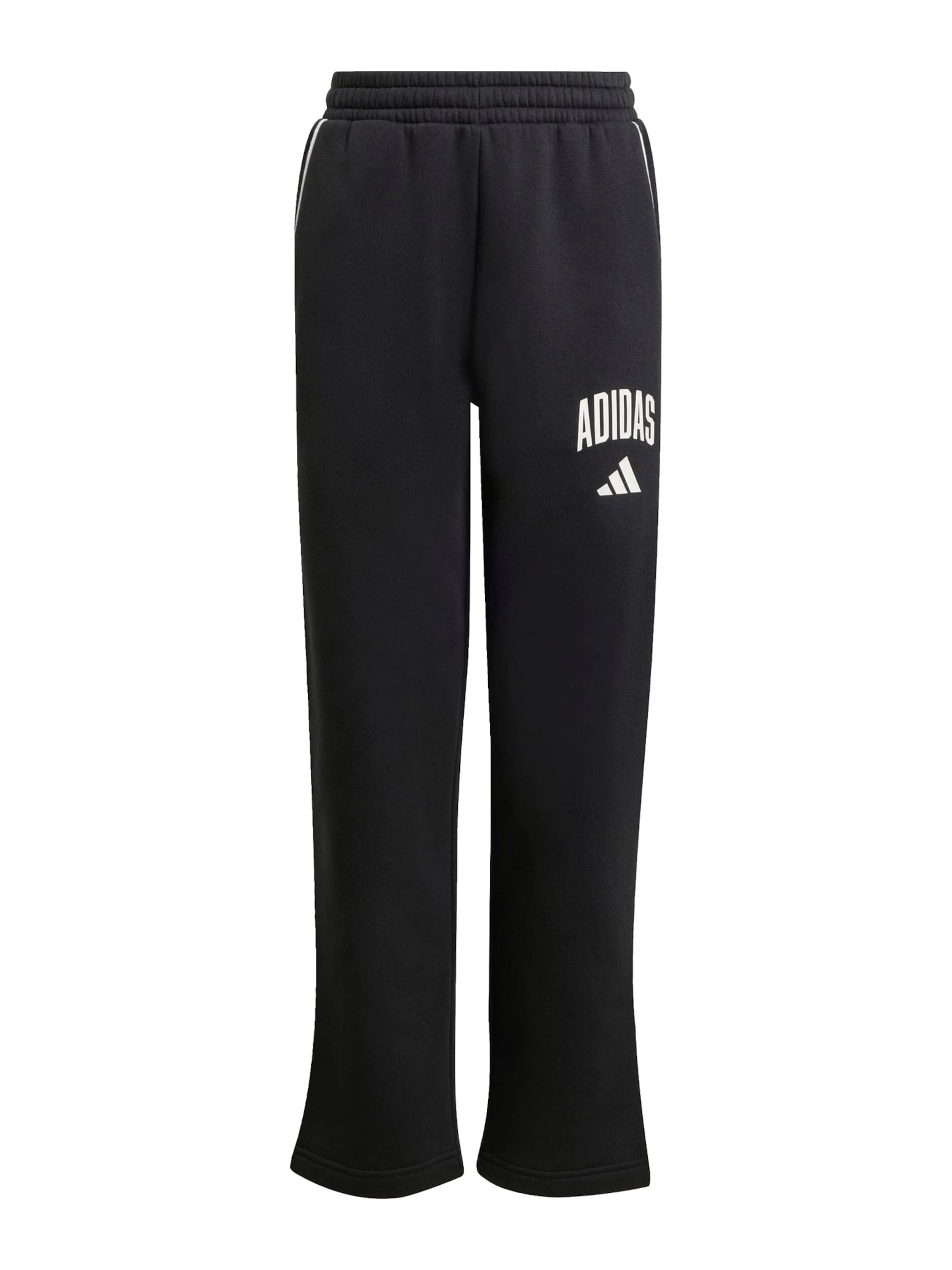 ADIDAS SPORTSWEAR Regular Urheiluhousut 'Essentials Collegiate' värissä musta: etupuoli