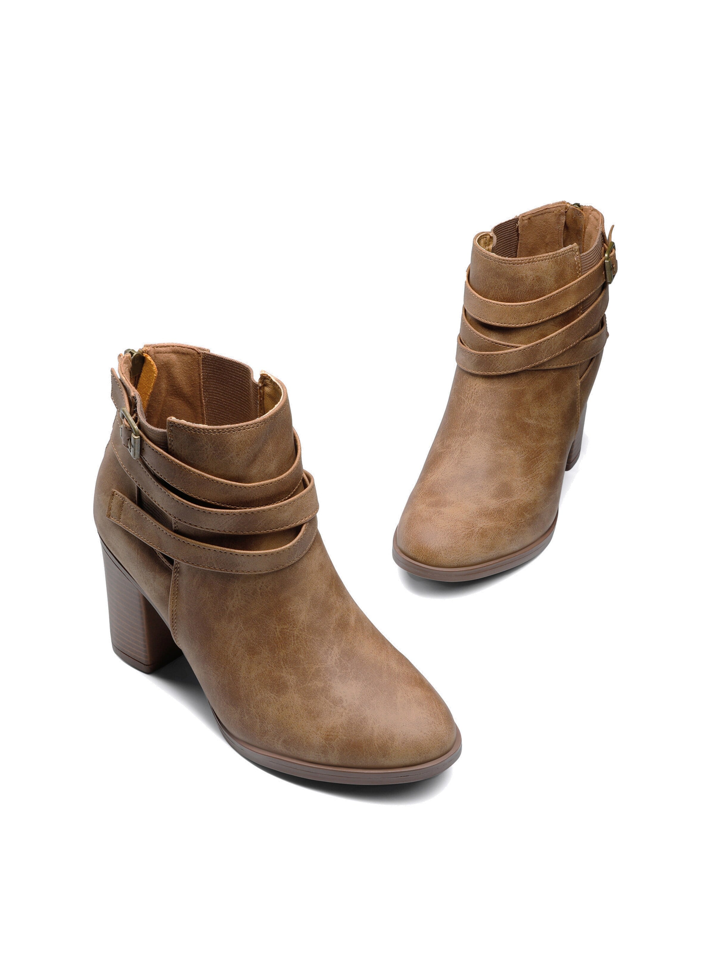 Boots 'DREAM PAIRS Damen Stiefel Stiefeletten' di Dream Pairs in marrone