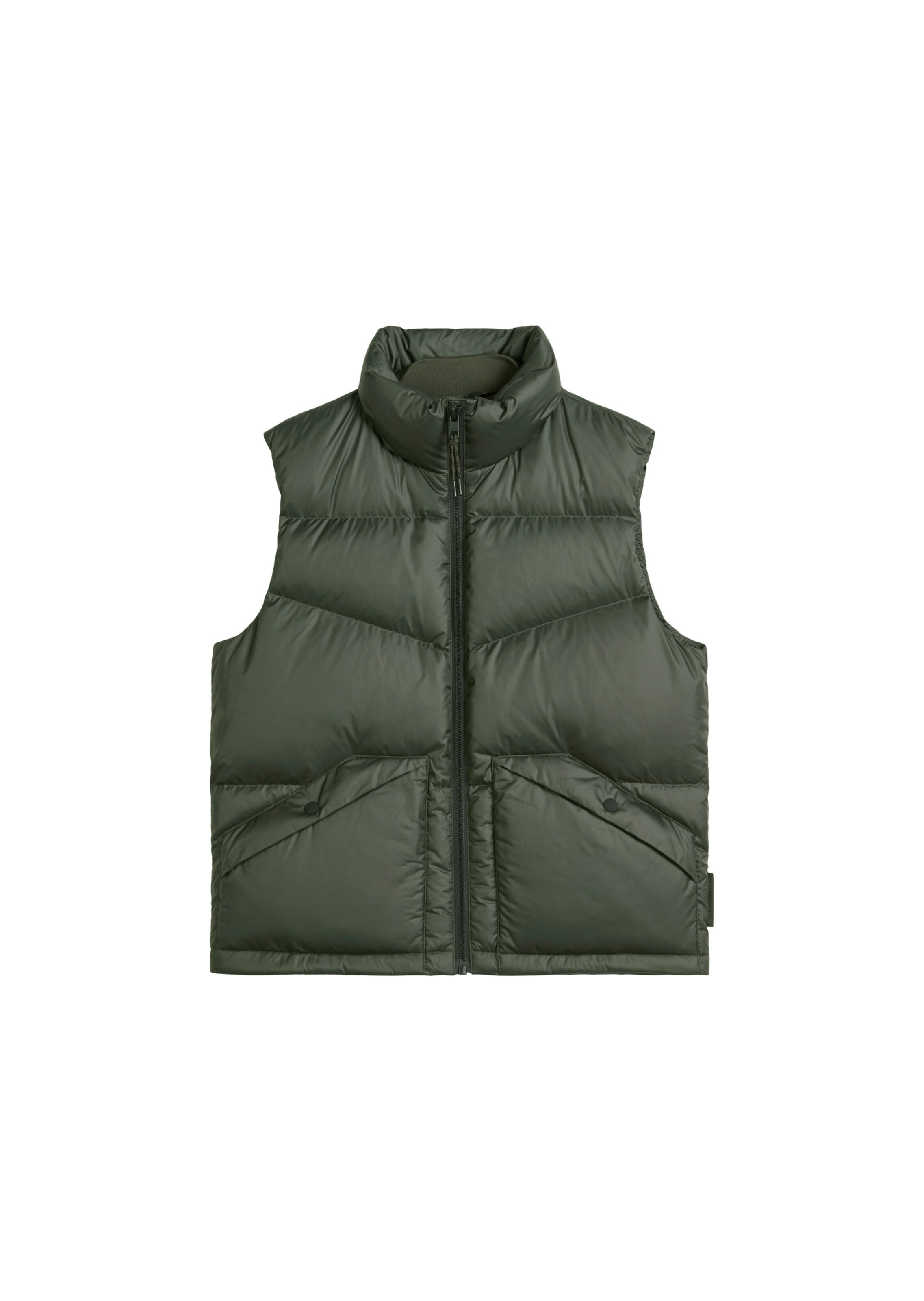 Marc O'Polo DENIM Bodywarmer in Groen: voorkant