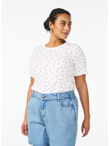 Maglietta 'Luna' di Zizzi in beige: frontale