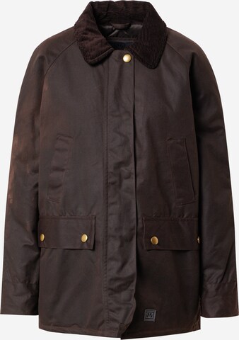 Brixtol Textiles - Chaqueta de entretiempo 'Bea' en marrón: frente