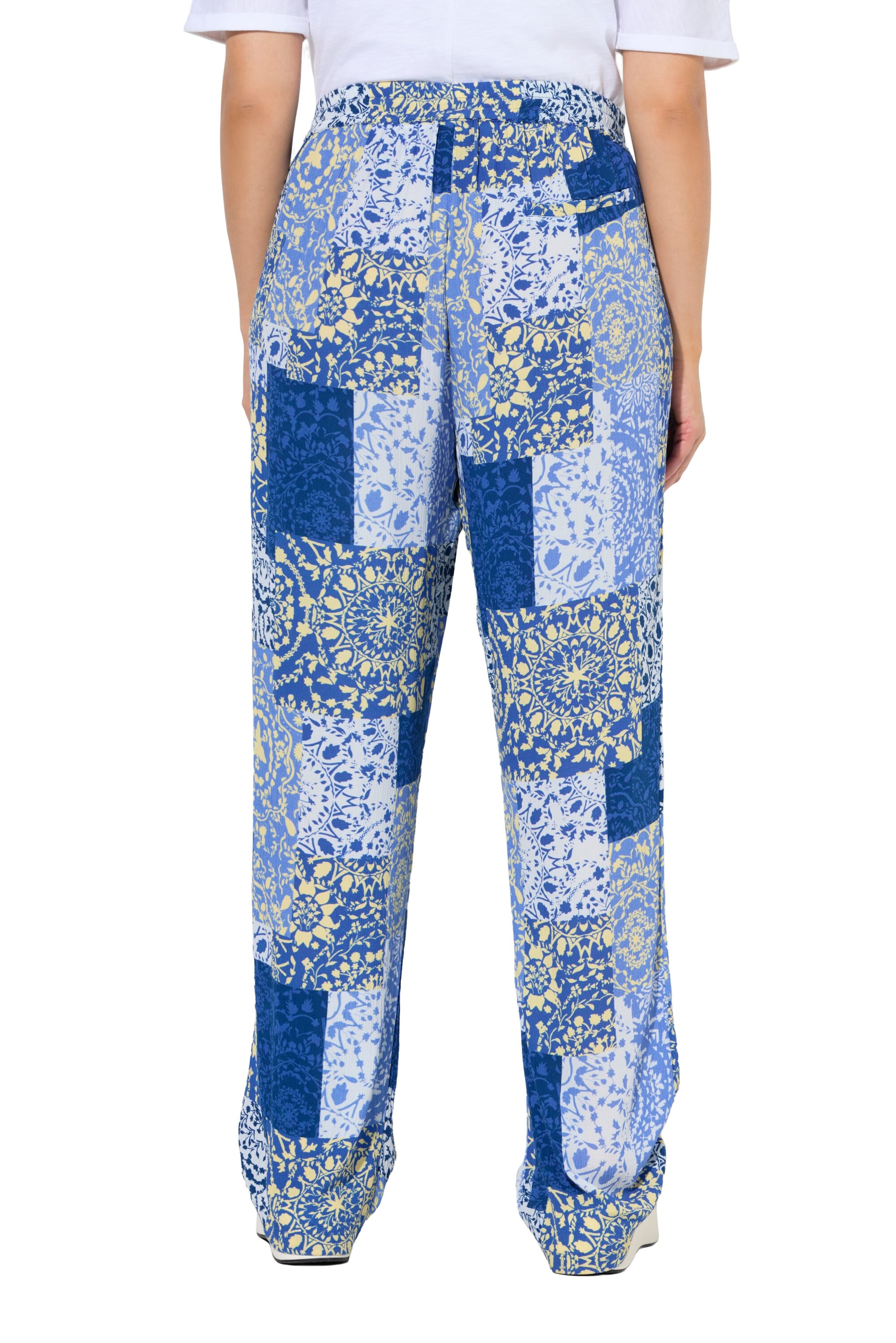 Ulla Popken Regular Broek in Blauw