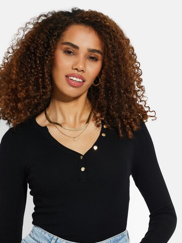 Pullover 'Rachael' di Threadbare in nero