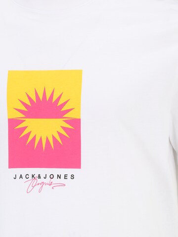 Jack & Jones Plus - Camisa 'MARBELLA' em branco