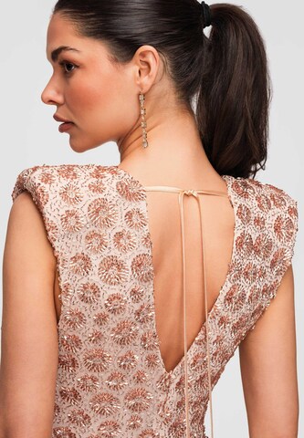 Ombre Evening dress in Beige