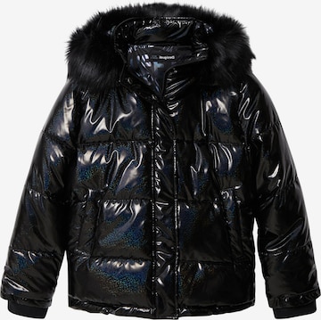 Desigual Winterjas 'Saturno' in Zwart: voorkant