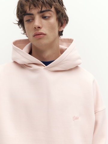 Pull&Bear Sweatshirt 'STWD' in Pink