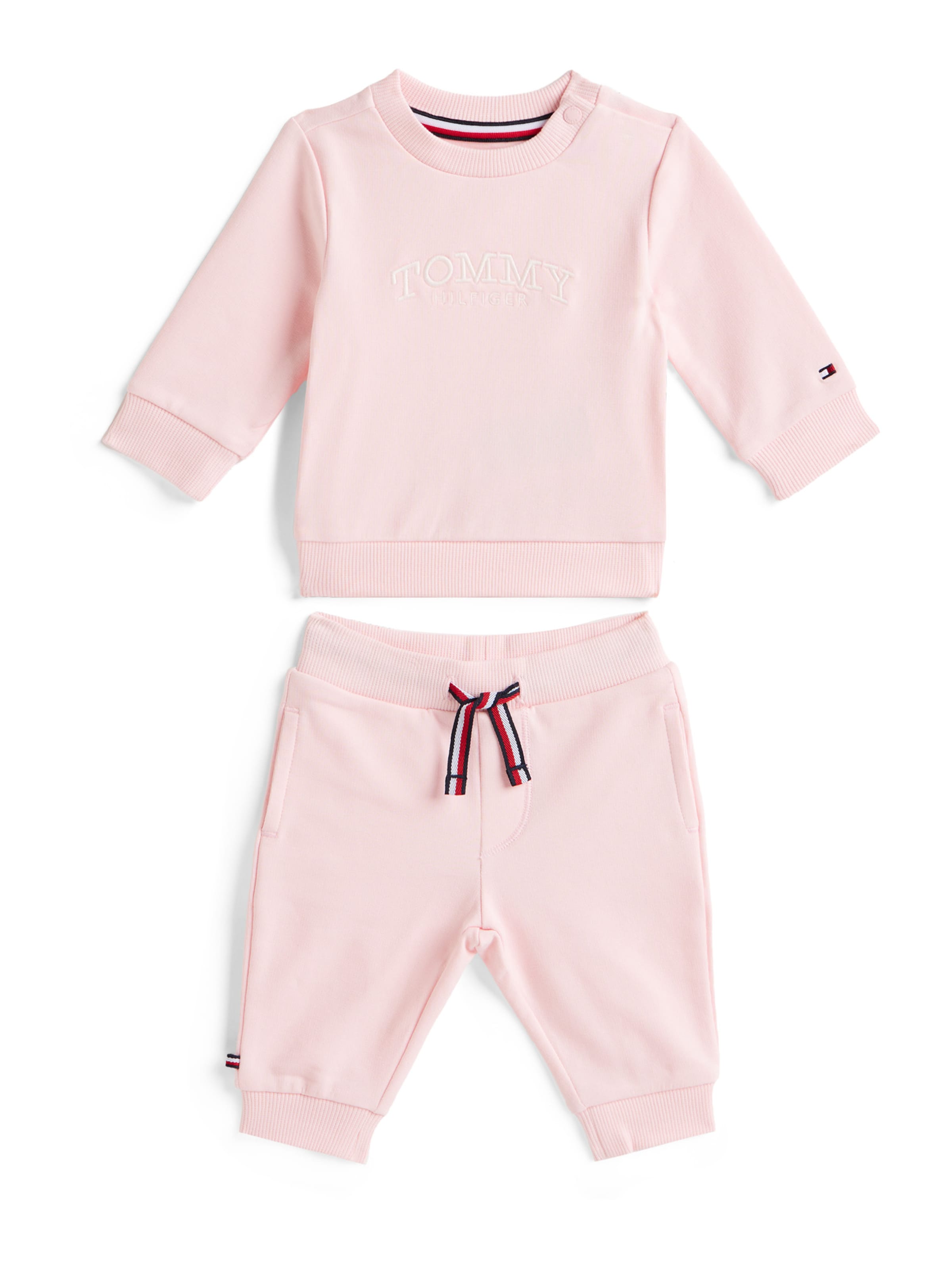 Survêtement TOMMY HILFIGER en rose : devant