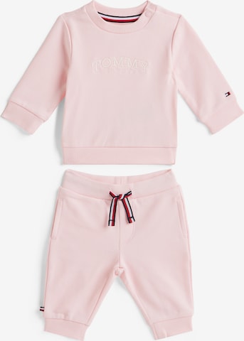 Survêtement TOMMY HILFIGER en rose : devant