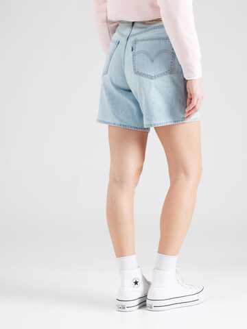 Loosefit Pantaloni 'HIGH BAGGY SHORT WHERES MY PHO IN LINEN DENIM' di LEVI'S ® in blu