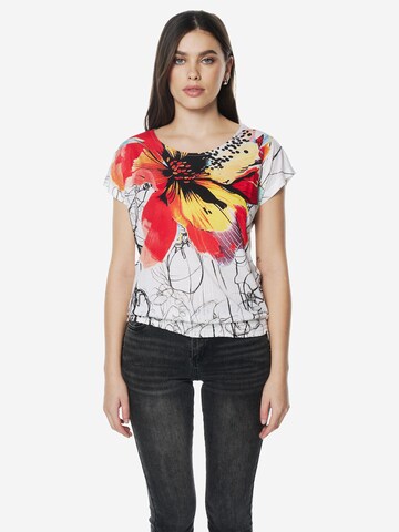 KOROSHIMajica - bijela boja: prednji dio