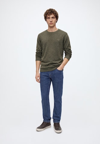 INDICODE JEANS Sweter 'Dorburn' w kolorze zielony