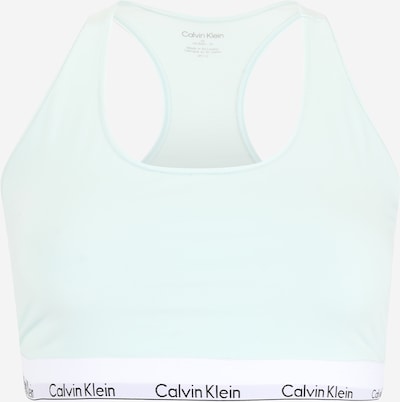 Sutien Calvin Klein Underwear Plus pe albastru pastel / negru / alb, Vizualizare produs