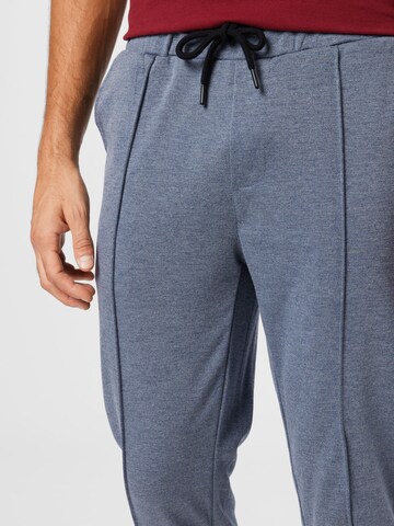 Tapered Pantaloni con piega frontale di BLEND in blu