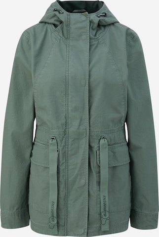 QS Between-season jacket in Green: front