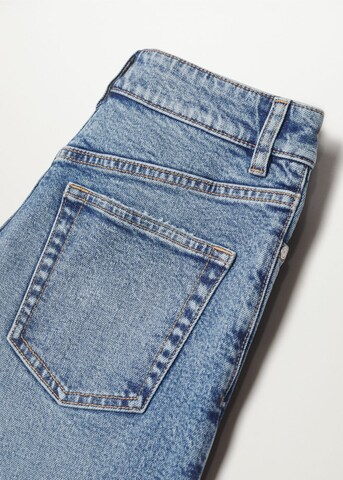 Wide leg Jeans 'Casilda' de la MANGO pe albastru