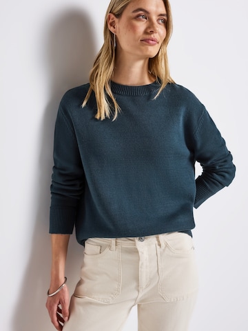 STREET ONE - Jersey en azul: frente