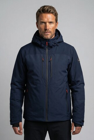ICEPEAK Winter Parka in Blue: front