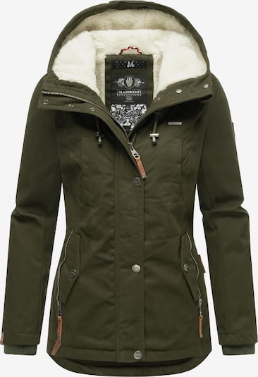 MARIKOO Winterjacke 'Bikoo' in dunkelgrün, Produktansicht