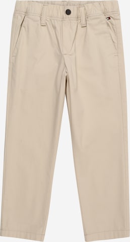 Regular Pantalon TOMMY HILFIGER en beige : devant