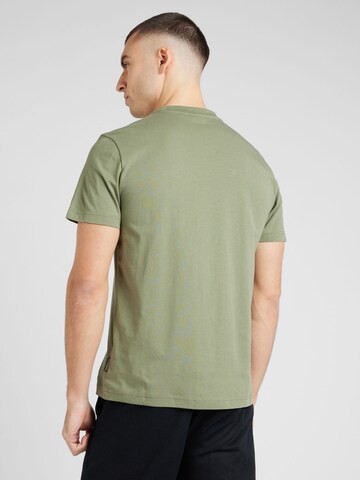 Tricou 'S-IAATO' de la NAPAPIJRI pe verde