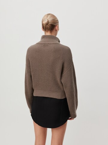 LeGer by Lena Gercke Knit Cardigan 'Cindy' in Brown