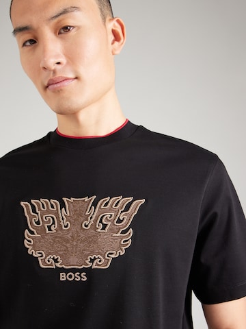 BOSS T-shirt 'C-Taut 10' i svart
