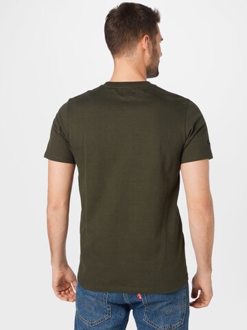 Superdry Tapered Shirt in Groen