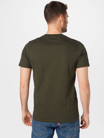 Superdry Tapered Shirt in Green