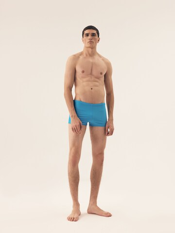 Henderson Swimming shorts 'Leichte Badeboxer aus elastischem Polyamid Mix mit Innenslip Rock' in Blue