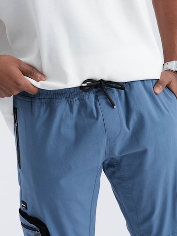 Ombre Tapered Trousers 'OM-PAJO-0135' in Blue