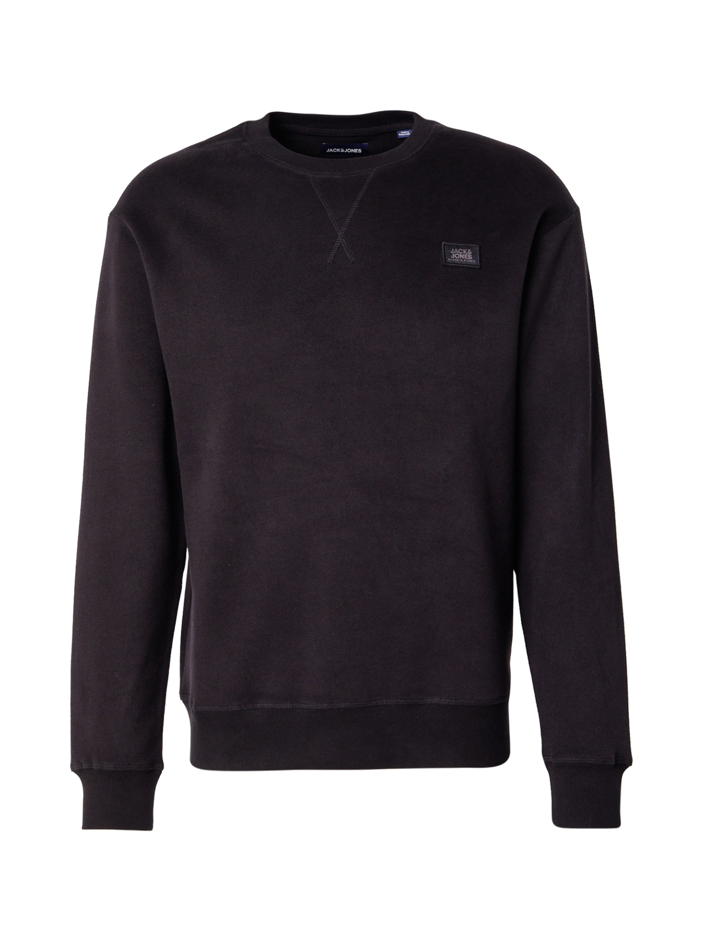 JACK & JONES Mikina – černá: přední strana