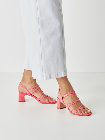 Tamaris Sandale in Pink: Vorderseite