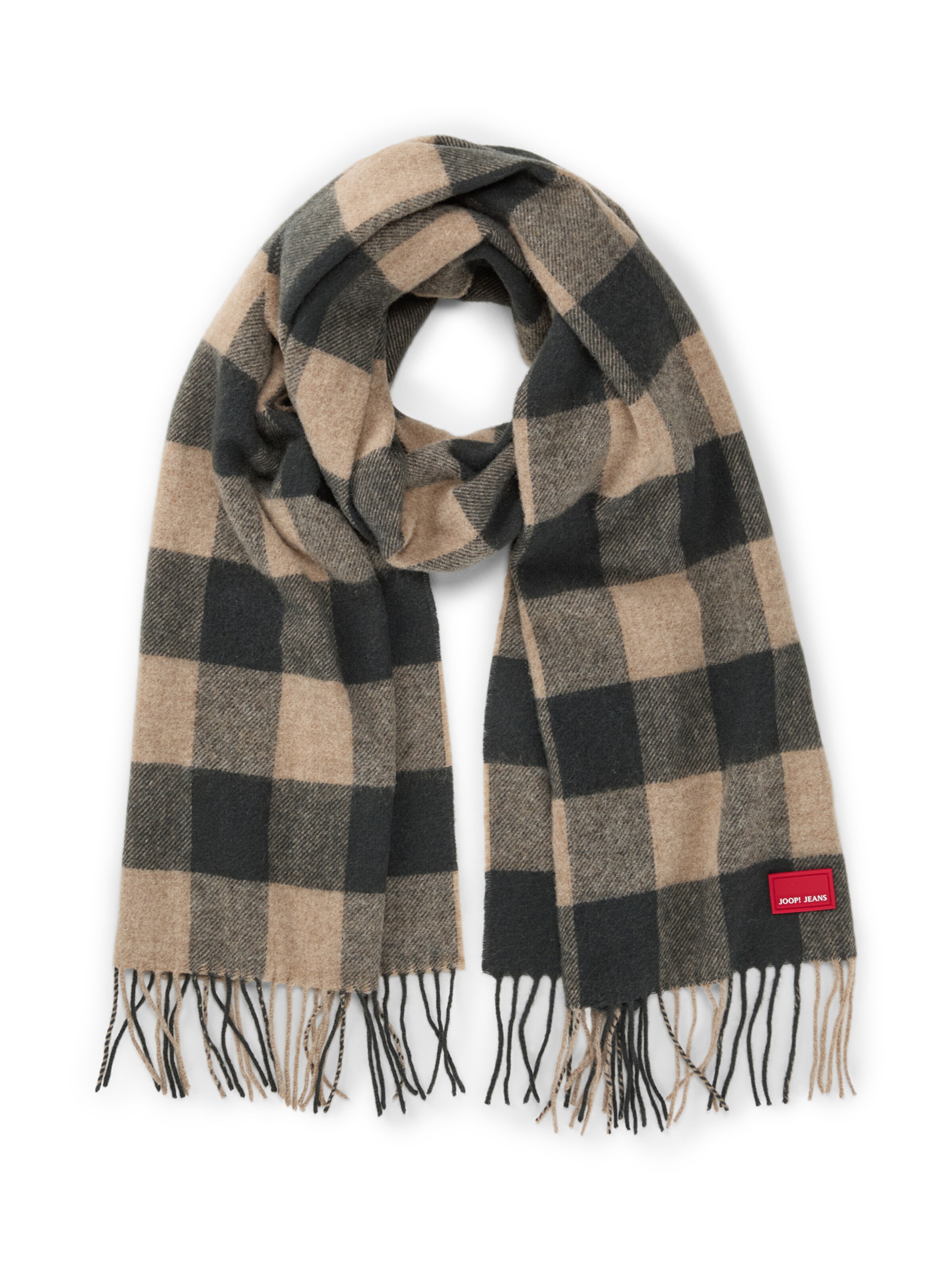 JOOP! Jeans Schal 'Lazlo' in Grün: Vorderseite