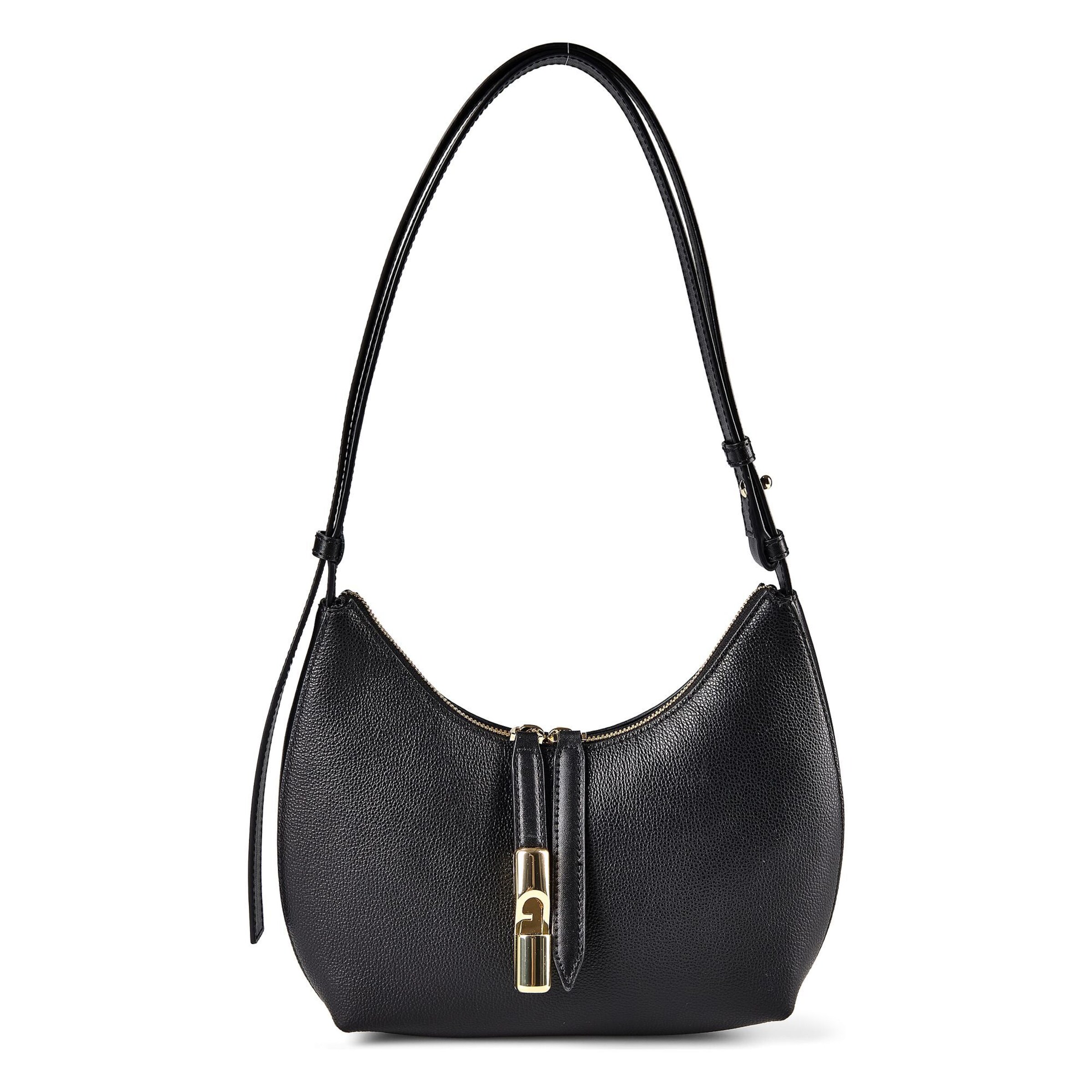 FURLA Schultertasche  'Goccia' in Grau: Vorderseite