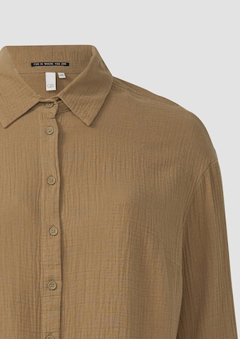 QS Bluse in Grün
