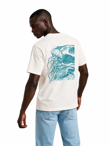 Perfect&Basic - Camiseta de fútbol 'Jellyfish Oversize Unisex Tee' en azul