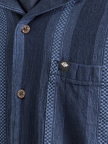RIP CURL Comfort fit Button Up Shirt 'CLASSIC SURF WEAVER' in Blue