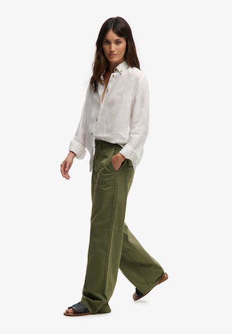 Superdry & Co Baggy Cargobroek in Groen