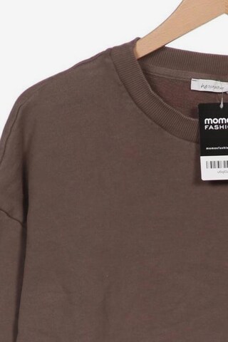 hessnatur Sweatshirt & Zip-Up Hoodie in XL in Brown