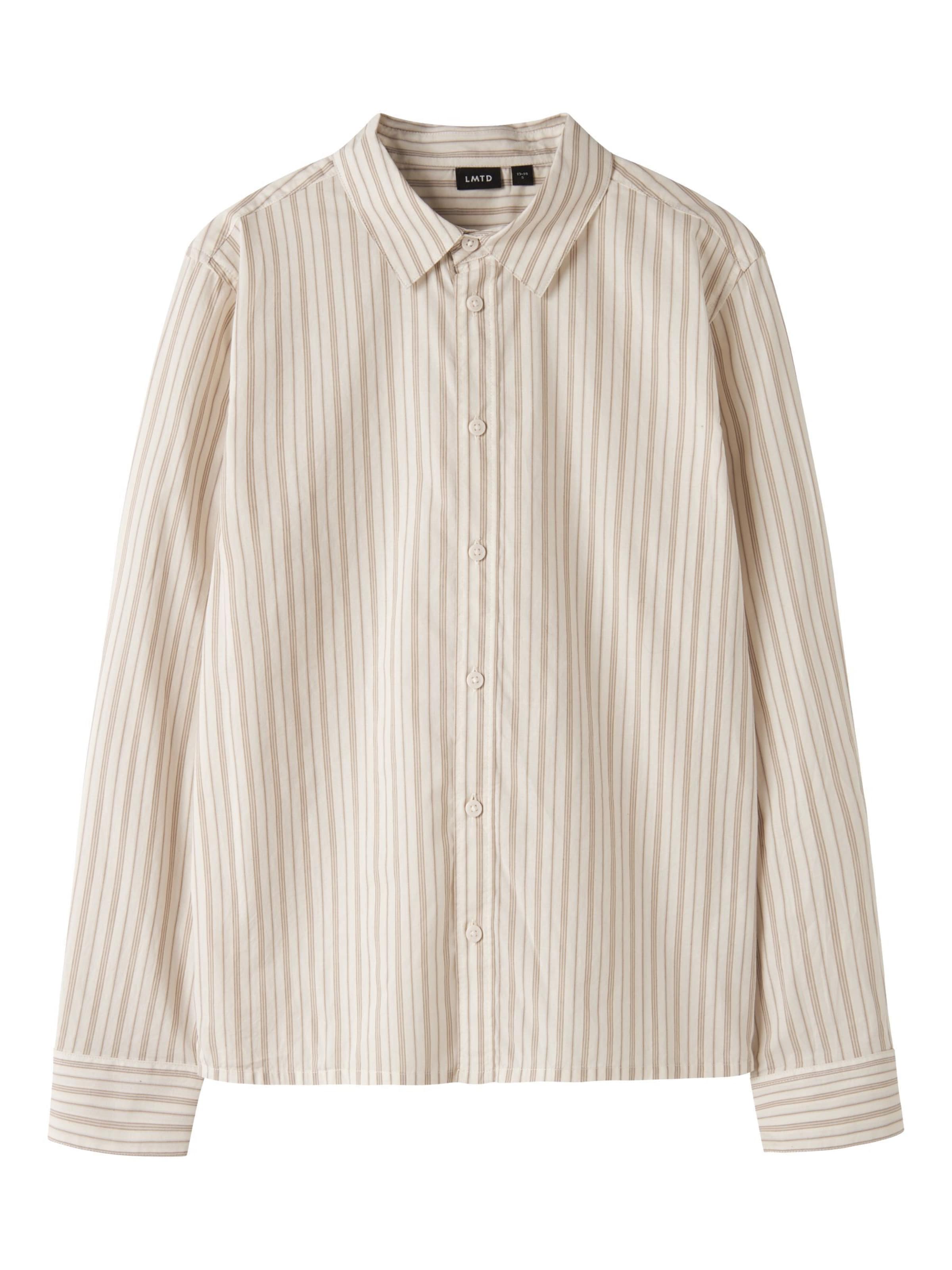 LMTD - Ajuste confortable Camisa en beige: frente