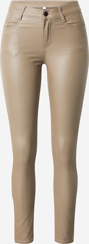 VILA Skinny Jeans 'Commit' in Beige: front