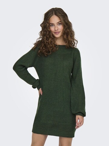 JDY Knitted dress 'WHITNEY' in Green: front