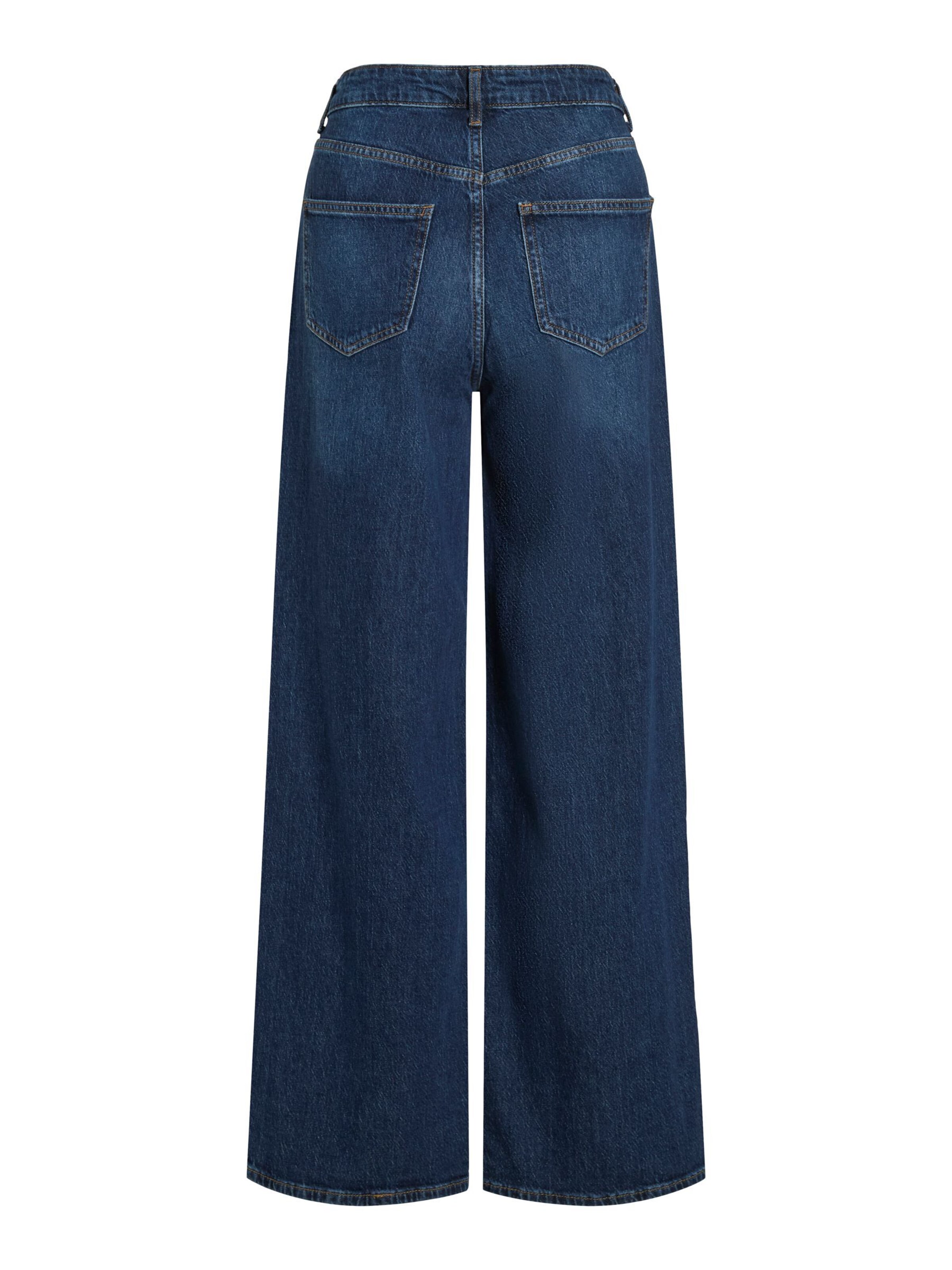 VILA Wide leg Jeans 'VIFREYA' in Blauw