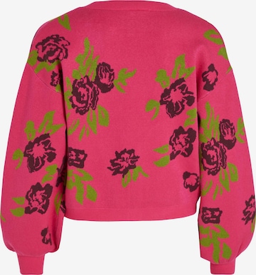VILA Knit Cardigan 'Zassi' in Pink