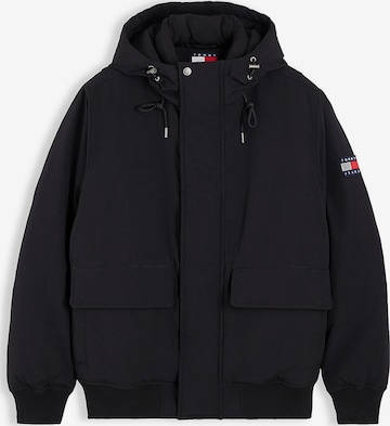 Tommy Jeans Φθινοπωρινό και ανοιξιάτικο μπουφάν σε μαύρο: μπροστά