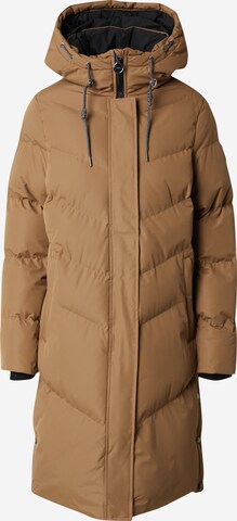 GARCIA Between-Seasons Coat in Brown: front